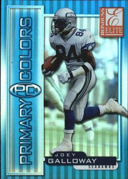 1999 Donruss Elite - Primary Colors Blue #26 Joey Galloway Front