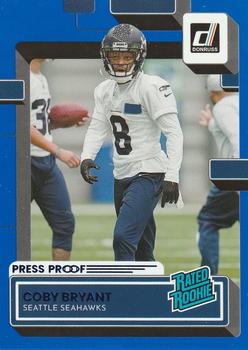 2022 Donruss - Blue Press Proof #394 Coby Bryant Front