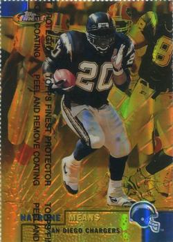 1999 Finest - Gold Refractors #58 Natrone Means Front