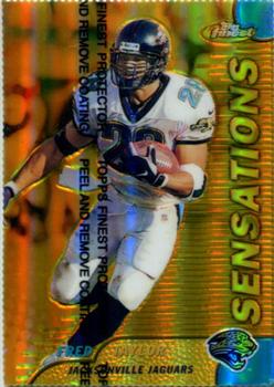 1999 Finest - Gold Refractors #140 Fred Taylor Front