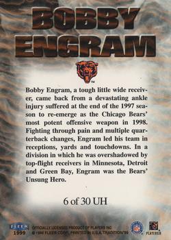 1999 Fleer Tradition - Unsung Heroes #6 UH Bobby Engram Back