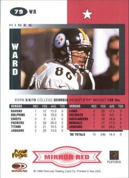 1999 Leaf Certified - Mirror Red #79 Hines Ward Back