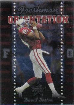 1999 Leaf Rookies & Stars - Freshman Orientation #FO-3 David Boston Front