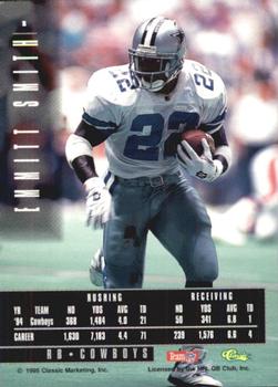 1995 Classic Images Limited #1 Emmitt Smith Back
