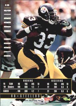 1995 Classic Images Limited #18 Bam Morris Back