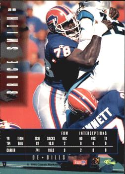 1995 Classic Images Limited #28 Bruce Smith Back