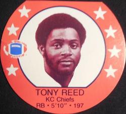 1979 Icee Discs #NNO Tony Reed Front
