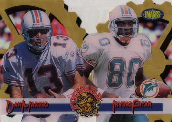 1995 Classic Images Limited - Focused Gold #F-20 Dan Marino / Irving Fryar Front