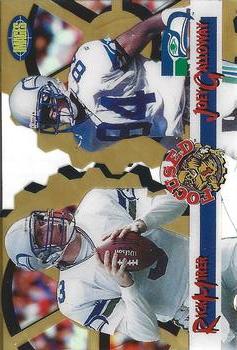 1995 Classic Images Limited - Focused Gold #F-26 Joey Galloway / Rick Mirer Front