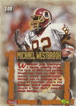 1995 Classic Images Limited - Icons #I-20 Michael Westbrook Back