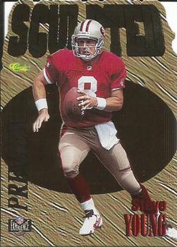 1995 Classic Images Limited Live - Sculpted Previews #NX3 Steve Young Front