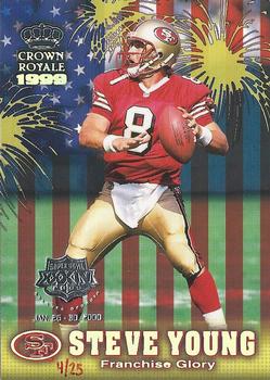 1999 Pacific Crown Royale - Franchise Glory Super Bowl XXXIV #22 Steve Young Front