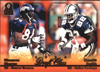1999 Pacific Omega - Draft Class #4 Shannon Sharpe / Emmitt Smith Front