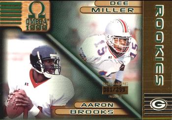 1999 Pacific Omega - Gold #97 Aaron Brooks / Dee Miller  Front