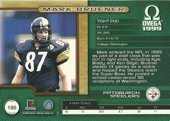 1999 Pacific Omega - Gold #186 Mark Bruener Back