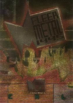 1995 Fleer Metal #199 Checklist: 97-200 Front