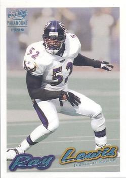 1999 Pacific Paramount - Platinum Blue #22 Ray Lewis Front