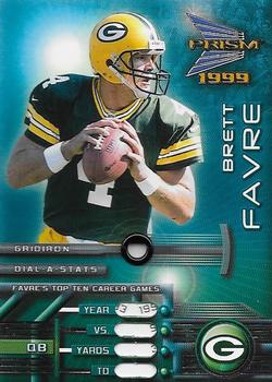 1999 Pacific Prism - Dial-a-Stats #5 Brett Favre Front