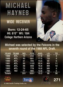 1995 Pacific #271 Michael Haynes Back