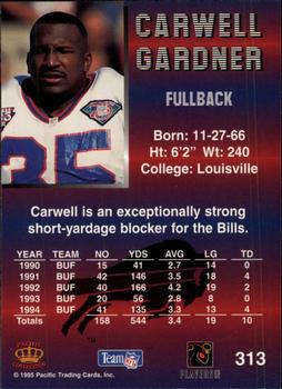 1995 Pacific #313 Carwell Gardner Back