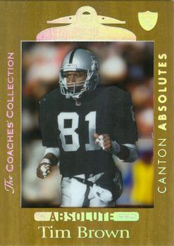 1999 Playoff Absolute SSD - Coaches Collection Silver #124 Tim Brown Front