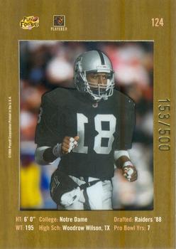1999 Playoff Absolute SSD - Coaches Collection Silver #124 Tim Brown Back