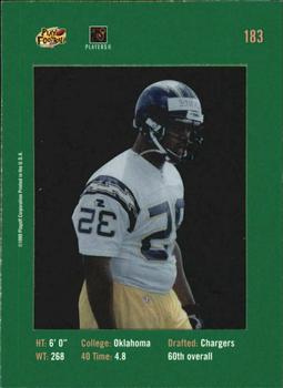 1999 Playoff Absolute SSD - Green #183 Jermaine Fazande Back