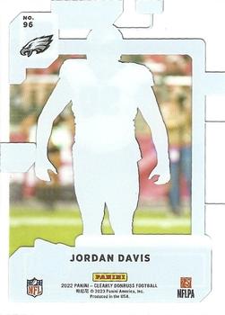 2022 Clearly Donruss #96 Jordan Davis Back