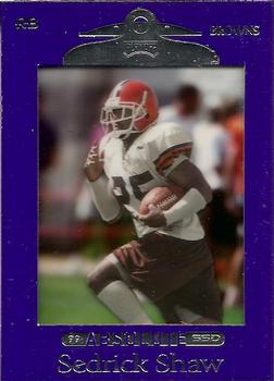 1999 Playoff Absolute SSD - Purple #22 Sedrick Shaw Front