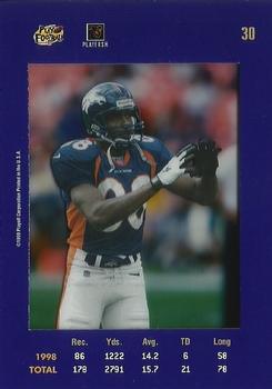 1999 Playoff Absolute SSD - Purple #30 Rod Smith Back
