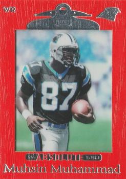 1999 Playoff Absolute SSD - Red #14 Muhsin Muhammad Front