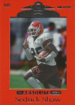 1999 Playoff Absolute SSD - Red #22 Sedrick Shaw Front