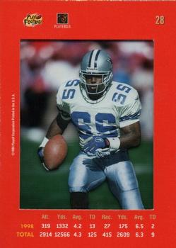 1999 Playoff Absolute SSD - Red #28 Emmitt Smith Back