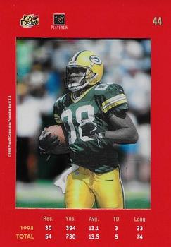 1999 Playoff Absolute SSD - Red #44 Derrick Mayes Back