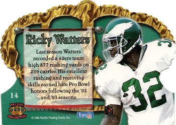 1995 Pacific Crown Royale #14 Ricky Watters Back