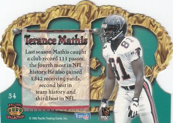 1995 Pacific Crown Royale #34 Terance Mathis Back