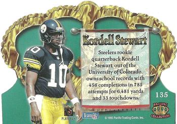 1995 Pacific Crown Royale #135 Kordell Stewart Back