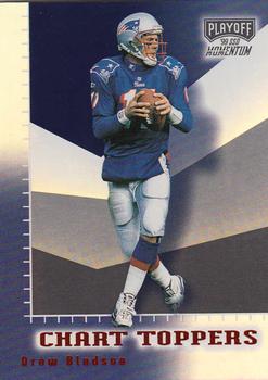 1999 Playoff Momentum SSD - Chart Toppers #CT 24 Drew Bledsoe Front