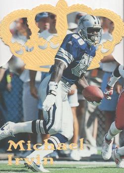 1995 Pacific - Gold Crown Die Cuts #DC-2 Michael Irvin Front