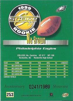 1999 Score - Anniversary Showcase #253 Na Brown Back
