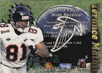 1995 Pacific Prisms #5 Terance Mathis Back