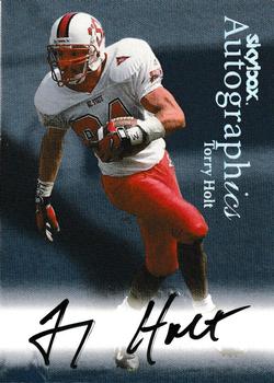 1999 SkyBox Premium - Autographics #NNO Torry Holt Front