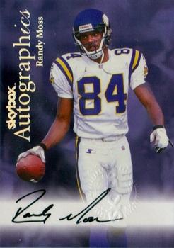 1999 SkyBox Premium - Autographics #NNO Randy Moss Front