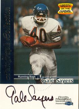1999 Sports Illustrated - Autographs #NNO Gale Sayers Front