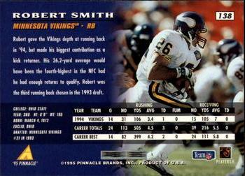 1995 Pinnacle #138 Robert Smith Back