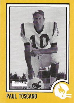 1989 Leesley Wyoming Cowboys #9 Paul Toscano Front