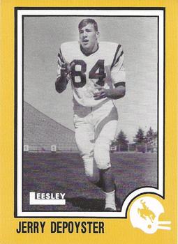 1989 Leesley Wyoming Cowboys #82 Jerry Depoyster Front