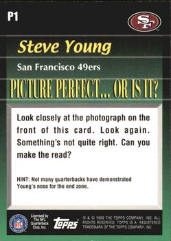 1999 Topps - Picture Perfect #P1 Steve Young Back