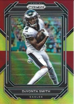 2022 Panini Prizm - Red and Yellow #237 DeVonta Smith Front