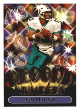 1999 Topps - Record Numbers Silver #RN5 Dan Marino Front